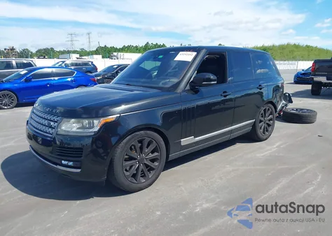 2016 Land Rover Range Rover 3.0L V6 Turbocharged Diesel Hse Td6 из США, поврежденный, VIN SALGS2KF4GA298331